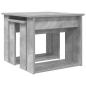 Preview: Kaffeetisch Set 2 stk. Beton Grau 50 x 52 x 42 cm Holzwerkstoff