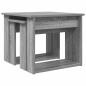 Preview: Kaffeetisch Set 2 stk. Graues Sonoma 50 x 52 x 42 cm