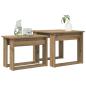 Preview: Kaffeetisch Set 2 stk. Artisan-Eiche 50 x 52 x 42 cm