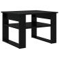 Preview: Couchtisch Schwarz Eichen-Optik 64 x 54 x 44 cm Holzwerkstoff
