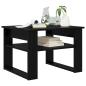 Preview: Couchtisch Schwarz Eichen-Optik 64 x 54 x 44 cm Holzwerkstoff