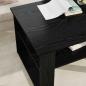 Preview: Couchtisch Schwarz Eichen-Optik 64 x 54 x 44 cm Holzwerkstoff