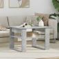 Preview: ARDEBO.de - Couchtisch Betongrau 64 x 54 x 44 cm Holzwerkstoff