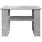 Preview: Couchtisch Betongrau 64 x 54 x 44 cm Holzwerkstoff