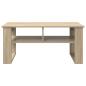Preview: Couchtisch Sonoma-Eiche 96 x 54 x 44 cm Holzwerkstoff