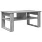 Preview: Couchtisch Sonoma-Grau 96 x 54 x 44 cm Holzwerkstoff