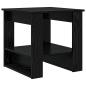 Preview: Couchtisch Schwarz Eichen-Optik 51 x 50 x 50 cm Holzwerkstoff