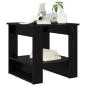 Preview: Couchtisch Schwarz Eichen-Optik 51 x 50 x 50 cm Holzwerkstoff
