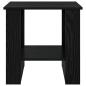 Preview: Couchtisch Schwarz Eichen-Optik 51 x 50 x 50 cm Holzwerkstoff