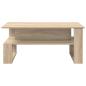 Preview: Couchtisch Sonoma-Eiche 90 x 50 x 40 cm Holzwerkstoff