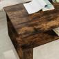 Preview: Couchtisch Räuchereiche 90 x 50 x 40 cm Holzwerkstoff
