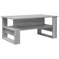 Preview: Couchtisch Sonoma-Grau 90 x 50 x 40 cm Holzwerkstoff