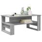 Preview: Couchtisch Sonoma-Grau 90 x 50 x 40 cm Holzwerkstoff