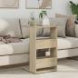 Preview: Beistelltisch Sonoma-Eiche 40 x 35 x 60,5 cm Holzwerkstoff