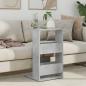 Preview: Beistelltisch Betongrau 40 x 35 x 60,5 cm Holzwerkstoff