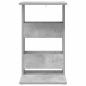 Preview: Beistelltisch Betongrau 40 x 35 x 60,5 cm Holzwerkstoff