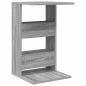 Preview: Beistelltisch Sonoma-Grau 40 x 35 x 60,5 cm Holzwerkstoff