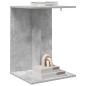 Preview: Beistelltisch Betongrau 45 x 40 x 62,5 cm Holzwerkstoff
