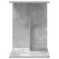 Preview: Beistelltisch Betongrau 45 x 40 x 62,5 cm Holzwerkstoff