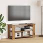 Preview: ARDEBO.de - TV-Ständer Altholz 100 x 40 x 50 cm