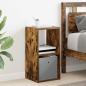 Preview: ARDEBO.de - Nachttisch Geräucherte Eiche 30,5 x 27 x 59,5 cm Holzwerkstoff