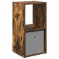 Preview: Nachttisch Geräucherte Eiche 30,5 x 27 x 59,5 cm Holzwerkstoff