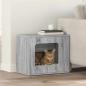 Preview: ARDEBO.de - Katzenhaus Sonoma-Grau 51 x 30 x 42,5 cm Holzwerkstoff