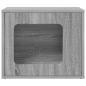 Preview: Katzenhaus Sonoma-Grau 51 x 30 x 42,5 cm Holzwerkstoff