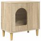 Preview: Katzenhaus Sonoma 51 x 30 x 52 cm Holzwerkstoff