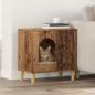 Preview: ARDEBO.de - Katzenhaus Altholz 51 x 30 x 52 cm Holzwerkstoff