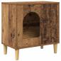 Preview: Katzenhaus Altholz 51 x 30 x 52 cm Holzwerkstoff
