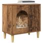 Preview: Katzenhaus Altholz 51 x 30 x 52 cm Holzwerkstoff