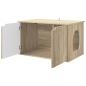 Preview: Katzenhaus Sonoma 85 x 55 x 50,5 cm Holzwerkstoff