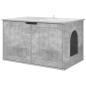 Preview: Katzenhaus Beton 85 x 55 x 50,5 cm Holzwerkstoff