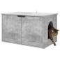 Preview: Katzenhaus Beton 85 x 55 x 50,5 cm Holzwerkstoff
