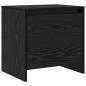 Preview: Nachttisch Schwarz Eichen-Optik 45 x 34 x 44,5 cm Holzwerkstoff