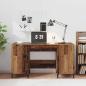 Preview: ARDEBO.de - Schreibtisch Altholz Holzwerkstoff 140 x 50 x 75 cm