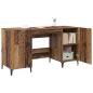 Preview: Schreibtisch Altholz Holzwerkstoff 140 x 50 x 75 cm
