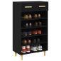 Preview: Schuhschrank 60 x 35 x 105 cm Holzwerkstoff