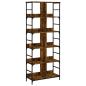 Preview: B?cherregal R?uchereiche 78,5x33x188,5 cm Holzwerkstoff