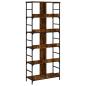 Preview: B?cherregal R?uchereiche 78,5x33x188,5 cm Holzwerkstoff
