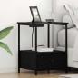 Preview: ARDEBO.de - Nachttisch 2 stk. Schwarz Eichen-Optik 42 x 41 x 56 cm