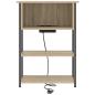 Preview: Nachttisch Sonoma-Eiche 55 x 31 x 76 cm Holzwerkstoff
