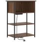 Preview: Nachttisch Braun Eichen-Optik 55 x 31 x 76 cm Holzwerkstoff