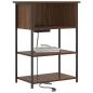 Preview: Nachttisch Braun Eichen-Optik 55 x 31 x 76 cm Holzwerkstoff