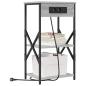 Preview: Nachttisch Graues Sonoma 41 x 31 x 76 cm Holzwerkstoff