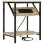 Preview: Nachttisch Sonoma-Eiche 38 x 30 x 48 cm Holzwerkstoff