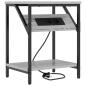 Preview: Nachttisch 2 stk. Graues Sonoma 38 x 30 x 48 cm Holzwerkstoff