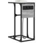 Preview: Nachttisch Sonoma-Grau 41,5 x 26 x 60,5 cm Holzwerkstoff