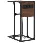 Preview: Nachttisch Braun Eichen-Optik 41,5 x 26 x 60,5 cm Holzwerkstoff